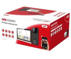 Hikvision DS-KIS610-P vaizdo telefonspynės sistema 17,8 cm (7″) Juoda