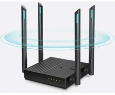 TP-Link Archer C64 belaidis maršrutizatorius Gigabitinis eternetas Dviguba juosta (2,4 GHz / 5 GHz) Juoda
