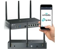 TP-LINK | SafeStream Gigabit Multi-WAN VPN Maršrutizatorius | ER706W | 802.1q | Ethernet LAN (RJ-45) jungtys 1× Gigabit SFP WAN Port, 1× Gigabit RJ45 WAN Port, 2x Gigabit RJ45 LAN Ports 2× Gigabit WAN/LAN RJ45 Ports | Mesh Support Yes | MU-MiMO Yes | 3G/4G via optional USB adapter | 60 mėn.