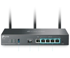 TP-Link SafeStream Gigabit Multi-WAN VPN Maršrutizatorius | ER706W | 802.1q | Ethernet LAN (RJ-45) jungtys 1× Gigabit SFP WAN prievadas, 1× Gigabit RJ45 WAN prievadas, 2x Gigabit RJ45 LAN prievadai 2× Gigabit WAN/LAN RJ45 prievadai | Mesh palaikymas: Taip | MU-MiMO: Taip | 3G/4G per pasirenkamą USB adapterį | 60 mėn.