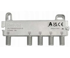 4 krypčių TV antenos skirstytuvas F4D 519604 Televes