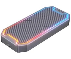 UNITEK USB-C M.2 SSD NVME/SATA išorinis korpusas, 10Gbps, RGB