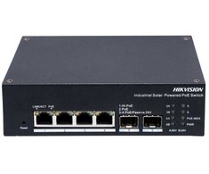 Šakotuvas VALDOMAS POE PRAMONINIS KOMUTATORIUS DS-3T1506HP-EI-UPS/NO POWER UNIT 4 PRIEVADŲ SFP Hikvision