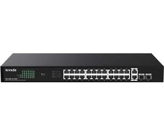 Tenda TEG1128P-24-250W tinklo komutatorius Nevaldomas gigabito Ethernet (10/100/1000) Maitinimas per Ethernet (PoE)