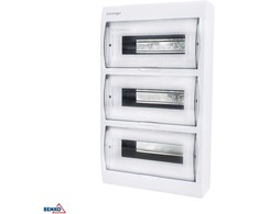 Bemko Rozdzielnica natynkowa Schelinger IP40 zaciski 4N+4PE 1x4P A80-RDN-IP40-NPE-04P