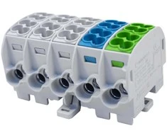 Simet Paskirstymo blokas – atšaka Al/Cu SCB 25-5X (80150) SIMBLOCK sza/no/zie 81500020