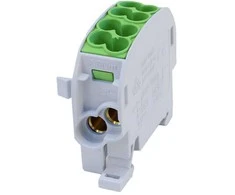 Simet Šakų paskirstymo blokas SCB 25 Al/Cu 80110 SIMBLOCK, žalias 81501005