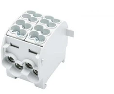 Simet 81505002 Al/Cu paskirstymo blokas SCB 25-2 (80120) SIMBLOCK vienpolis 2x25mm2 pilkas 81505002