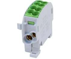 Simet Šakų paskirstymo blokas SCB 25 Al/Cu 80110 SIMBLOCK, žalias 81501005