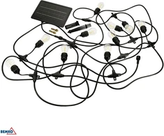 SOLARNA GIRLANDA OGRODOWA LED BEMKO SOLBEE 3W 3000K 10SZT 10M IP65 Juoda C83-SOB-003BL-3K