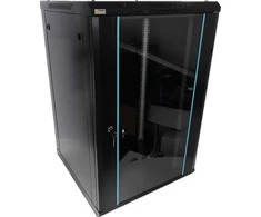 Pulsar RWA1866-B 18U/19” RACK spintelė, montuojama ant sienos, 600x600, juoda