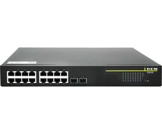 Šakotuvas SWITCH DCN ES430-18P-POE L2 16xPoE+/2xSFP (250W)
