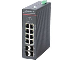 Šakotuvas PRAMONINIS SWITCH'AS POE DS-3T1512HP-SI-8P4FKIT(75W) 8 PRIEVADŲ SFP Hikvision