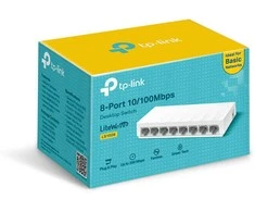 Šakotuvas „TP-Link“ 8 prievadų 10/100 Mbps stalinis tinklo komutatorius