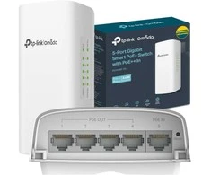 Šakotuvas TP-LINK | 5 prievadų gigabito išmanusis komutatorius su 1 prievado „PoE++“ įvestimi ir 4 prievadų „PoE+“ išvestimi | SG2005P-PD Omada | Valdomas L2+ | Stalinis kompiuteris