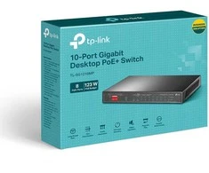 Šakotuvas TP-Link 10-PORT POE GIGABIT SWITCH - DESKTOP WITH 8-PORT POE+