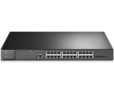 Šakotuvas TP-Link 24-PORT GIGABIT POE+ L2+ SWITCH - 4X 10GE SFP+