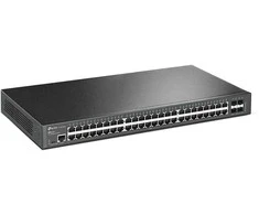 Šakotuvas Tinklo Komutatorius - TP-Link Omada SG3452X Valdomas L2+ Gigabit Ethernet 1U Juoda