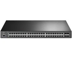 Šakotuvas TP-Link Omada SG3452XP tinklo komutatorius Valdomas L2+ Gigabit Ethernet (10/100/1000) Maitinimas per Eternetą (PoE) 1U Juoda