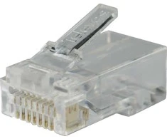 Televes RJ45 kištukas jungtis praeina per UTP Cat 6 ref. 209906