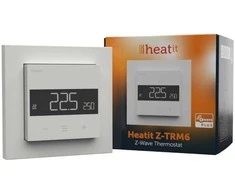 Termostatas Heatit Z-TRM6 baltas RAL 9003 Z-Wave termostatas 3600W 16A 868,4 MHz