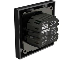 Termostatas Heatit Z-TRM6 juodas matinis Z-Wave termostatas 3600W 16A 868,4 Mhz