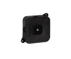 Tuščia ant paviršiaus montuojama dėžutė su 4 įvadais VIPLAST VP-2 Juodas IP44 85x85x35mm 027-05