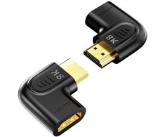 Unitek 8K HDMI 90 ir 270 laipsnių kampo plokščias adapteris