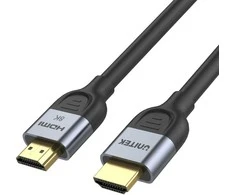 Unitek HDMI 2.1 8K 60Hz laidas, juodas, 1m