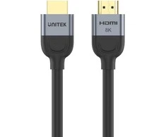 Unitek HDMI 2.1 8K 60Hz laidas, juodas, 1,5 m