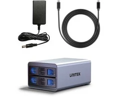 UNITEK EXTERNAL ENCLOSURE 2BAY RAID HDD/SDD 40GBPS