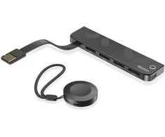 Unitek Nintendo Switch 4 kortelių skaitytuvas + nuotolinio valdymo pultas
