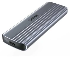 M.2 SSD Dėklas - Unitek S1241B01 NVMe USB-C 10Gbps Pilkas