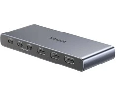 „Unitek 4K HDMI/USB-C“ jungiklis, 4 įėjimai, 1 išėjimas