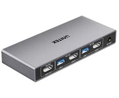 KOMUTATORIUS HDMI + USB KVM V1309AGY01-EU 4K UHD UNITEK
