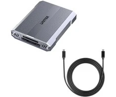 Unitek Skaitytuvas kart pamięci CF Express, SD/Micro SD, USBA 10 Gbs + HUB