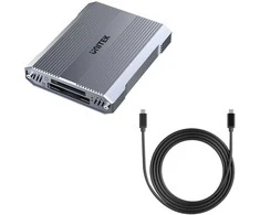 Unitek Skaitytuvas kart pamięci CF Express, SD/Micro SD, USBA 10 Gbs + HUB