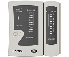 Unitek Tester kabli sieciowych RJ45/RJ11