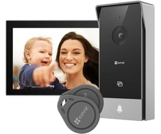 EZVIZ HP5 video intercom system 17.8 cm (7") Juodas, Sidabrinis