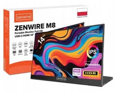 Nešiojamas monitorius „Full HD“ 14 colių IPS HDR USB-C HDMI Zenwire M8