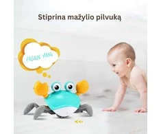 Goapa Interaktyvus vaikštantis pakraunamas krabas su muzika