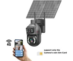 Goapa Vaizdo stebėjimo kamera su Sim kortele 4g ir saulės baterija