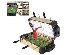 Stalo žaidimas futbolas ir ledo rutulys 2 viename 50cm