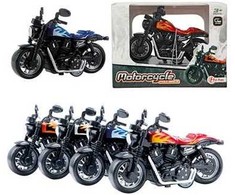 Motociklas Chopper Mastelis 1:36, 4 asort
