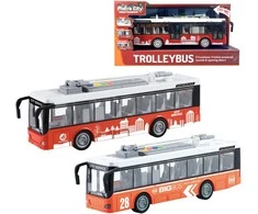 Miesto troleibusas "Metro City" su garsais ir šviesomis, Mastelis 1:16