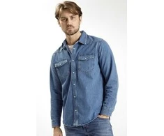 Džinsiniai marškiniai Cross Jeans