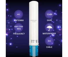 Lauko visakryptė 4G LTE antena „Qoltec 57045“, 12 dBi