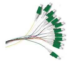 Qoltec 12 x LC/APC šviesolaidinė košė | Vienmodis | G657A2 | 2 m