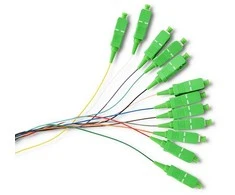 Qoltec 12 x SC/APC šviesolaidinė košė | Vienmodis | G652D | 2 m