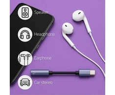 Qoltec USB-C adapteris | 3,5 mm lizdas | 10 cm